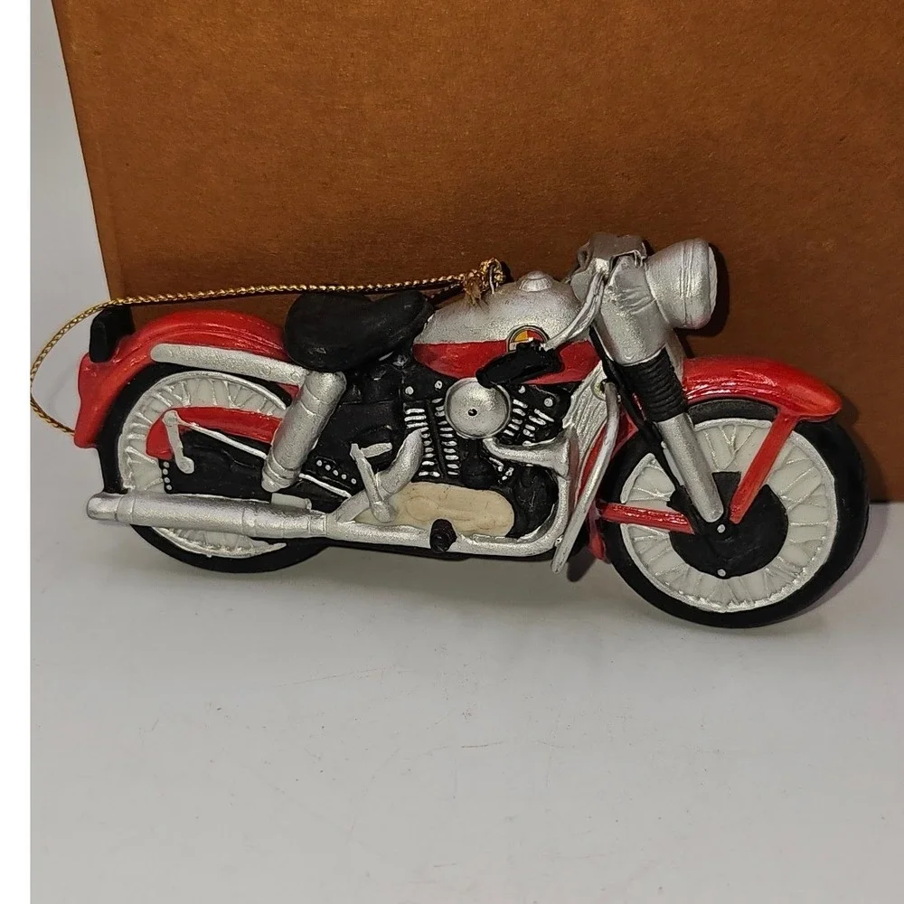 Harley-Davidson Christmas Ornament Lot of 3 Ridin Cool Santa Motorcycle Boxed